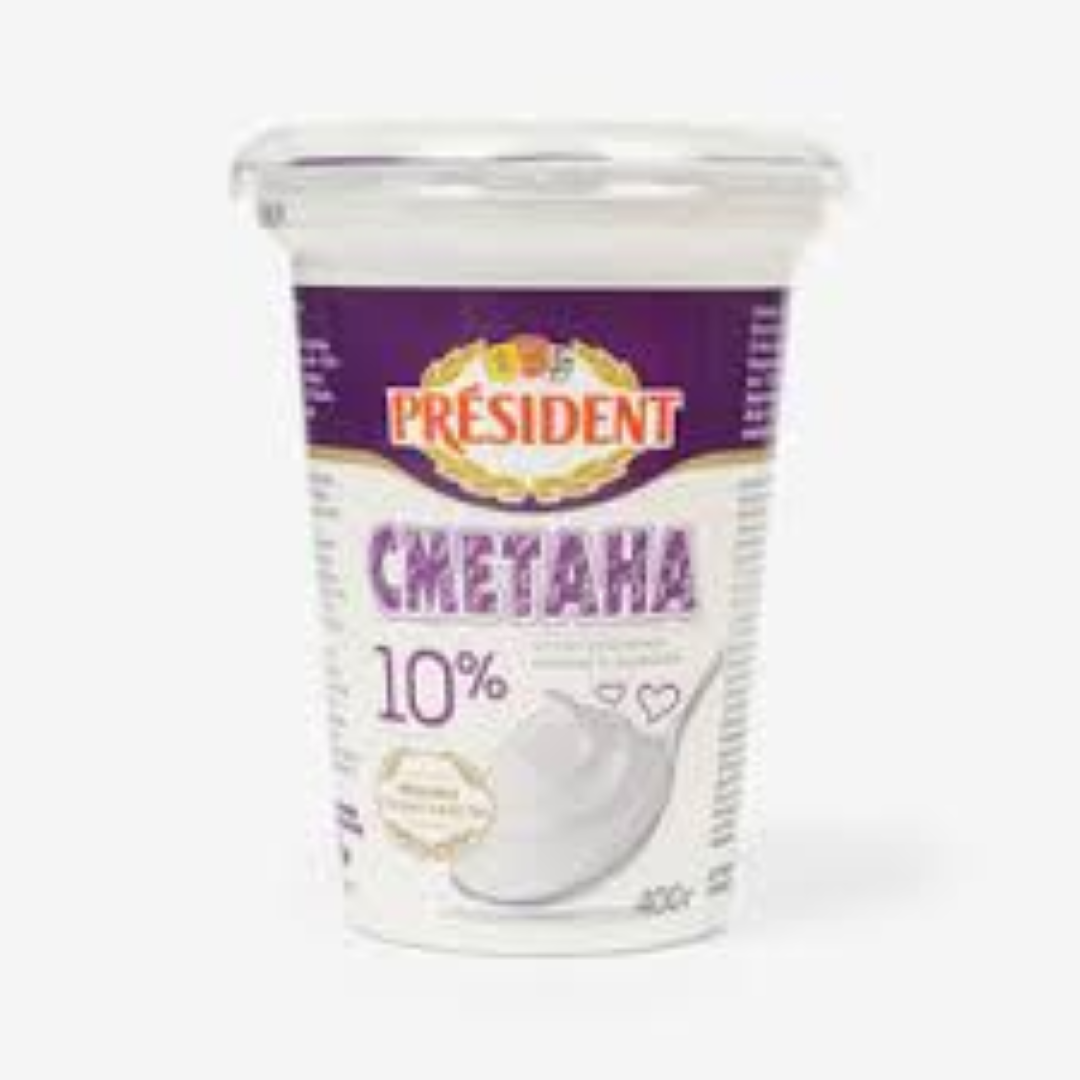 PRESIDENT SOUR CREAM IN JAR 10CL